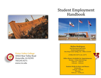 Student Employment Handbook