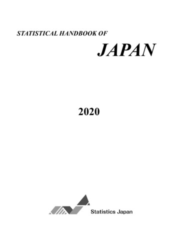 Statistical Handbook Of Japan 2020