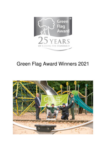 Green Flag Award Winners 2021