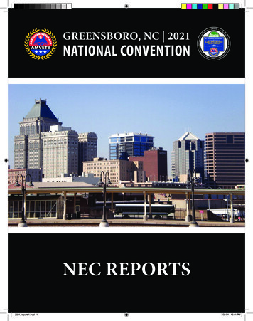 NEC REPORTS - AMVETS National Headquarters