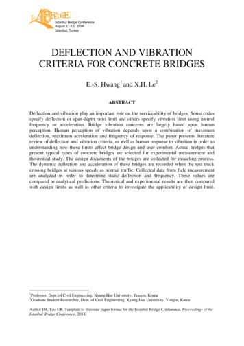 Deflection And Vibration Criteria For Concrete Bridges