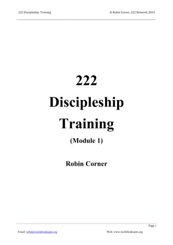 222 Discipleship Training