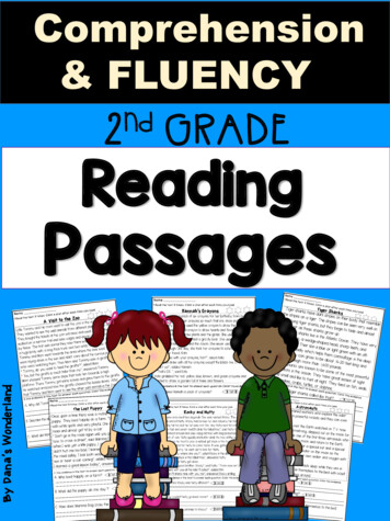2nd Grade Reading Comprehension Passages And . - 