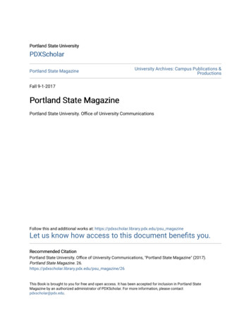 Portland State Magazine - CORE