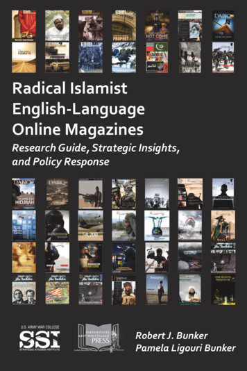 Radical Islamist English-Language Online Magazines