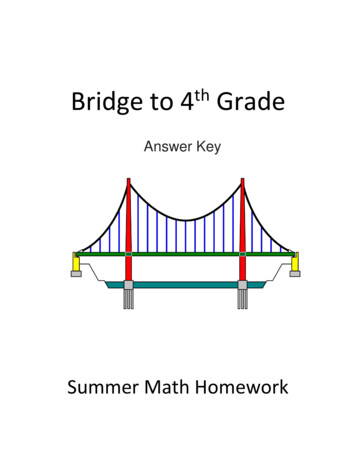 Bridge To 4th Grade