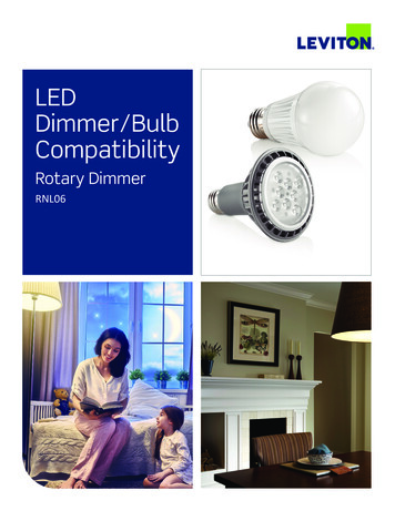 LED Dimmer/Bulb Compatibility
