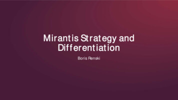 Mirantis Strategy And Differentiation - OpenStack Days