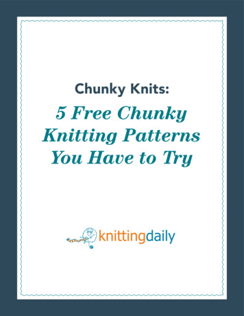 Chunky Knits: 5 Free Chunky Knitting Patterns You Have To Try