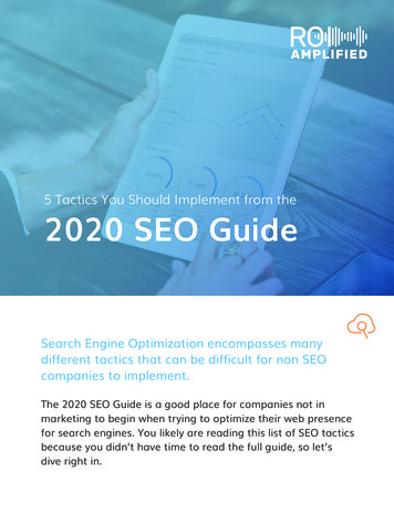 Tactics To Implement From The 2020 SEO Guide - ROI Amplified