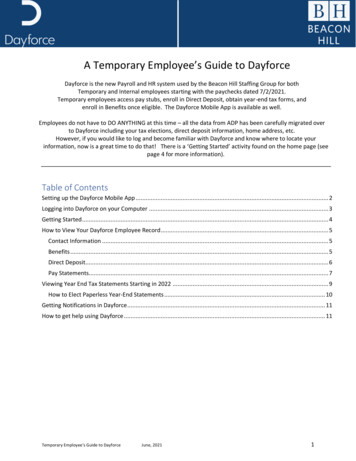 A Temporary Employee's Guide To Dayforce - Beacon Hill Staffing