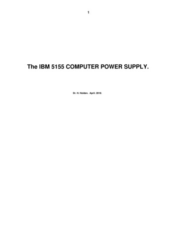 The IBM 5155 COMPUTER POWER SUPPLY.
