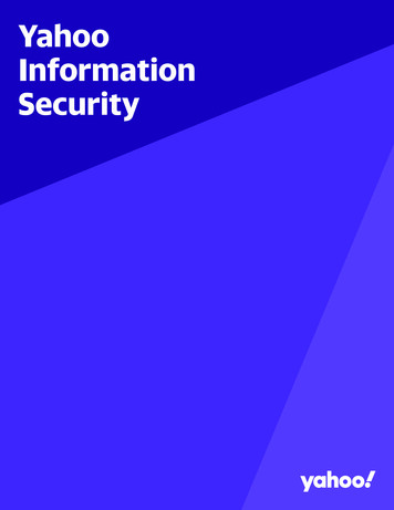Yahoo Information Security