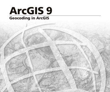 Geocoding In ArcGIS - Esri