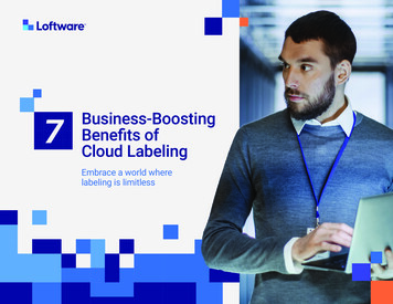 Business-Boosting Benefits Of Cloud Labeling - Loftware