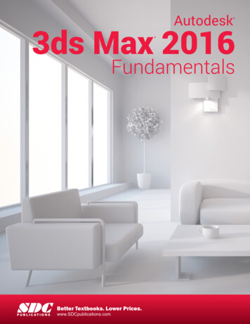 Autodesk 3ds Max 2016 - SDC Publications