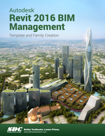 Autodesk Revit 2016 BIM Management - SDC Publications