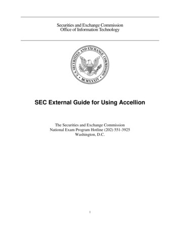 SEC External Guide For Using Accellion