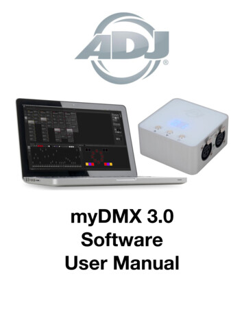 ADJ MyDMX 3.0 - USER MANUAL