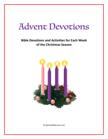 Advent Devotions - Spiritualeldercare.files.wordpress 