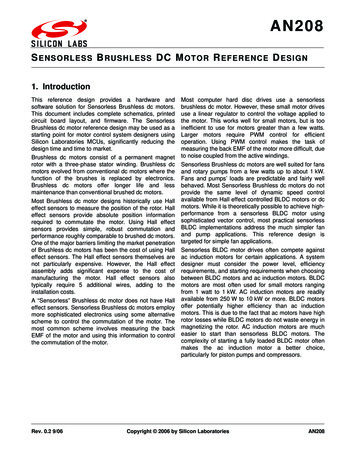 AN208: Sensorless Brushless DC Motor Reference Design
