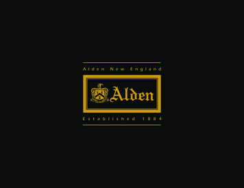Alden New England Established 1884