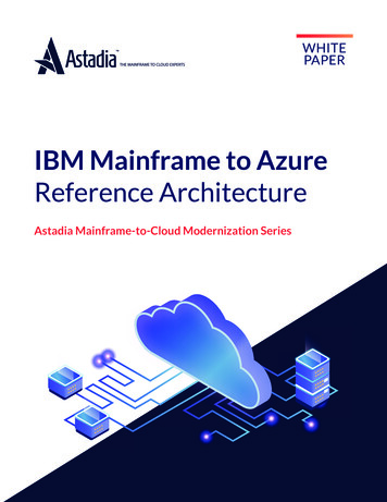 IBM Mainframe To Azure - Astadia