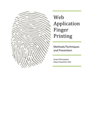 Web Application Finger Printing - WordPress 
