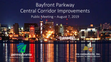 Bayfront Parkway Central Corridor Improvements