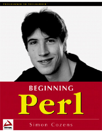 WROX - ISBN 1861003145 - Beginning Perl