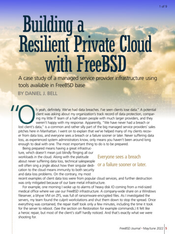 Building A Resilient Private Cloud With FreeBSD