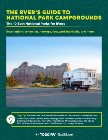 THE RVER'S GUIDE TO NATIONAL PARK CAMPGROUNDS