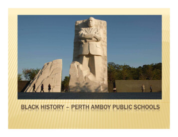 BLACK HISTORY - Perth Amboy Public Schools