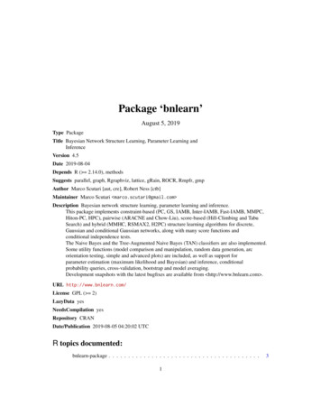 Package 'bnlearn' - Cran.microsoft 
