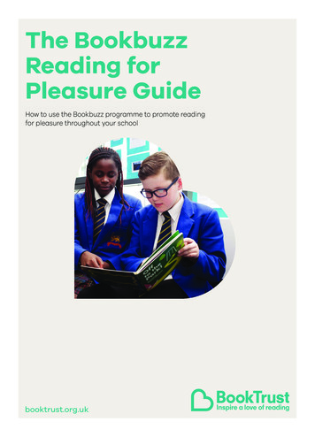 The Bookbuzz Reading For Pleasure Guide