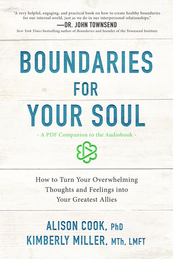 Boundaries For Your Soul - D3iqwsql9z4qvn.cloudfront 