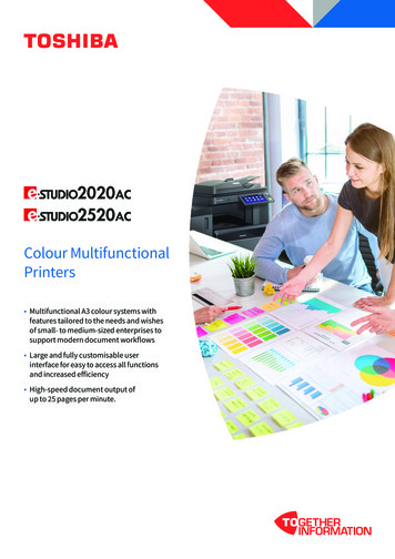 Colour Multifunctional Printers
