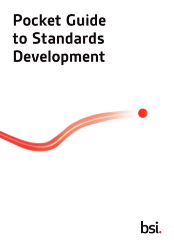 Pocket Guide To Standards Development - BSI Group