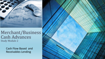 Cash Flow Based And Receivables Lending - NATIONAL BUSINESS ALLIANCE LLC