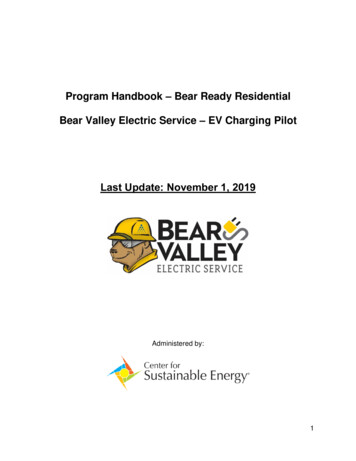 Program Handbook Bear Ready Residential Bear 