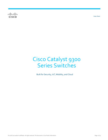 Cisco Catalyst 9300 Series Switches - Comms Express