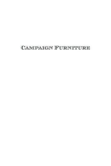 Campaign Furniture - Lost Art Press