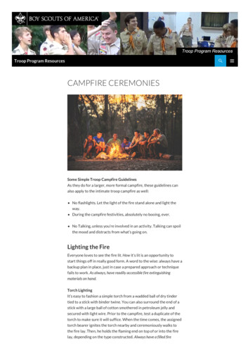 Campfire Ceremonies - Troop Program Resources