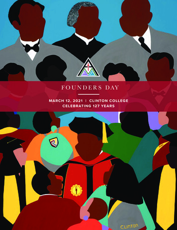 FOUNDERS DAY - Clinton College