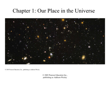 Chapter 1: Our Place In The Universe