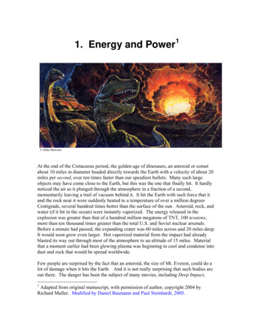 1. Energy And Power1 - Princeton University