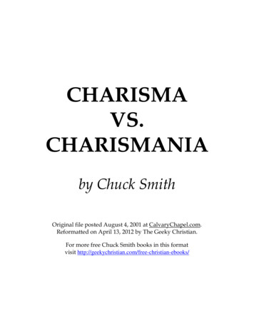Charisma Versus Charismania - Geeky Christian