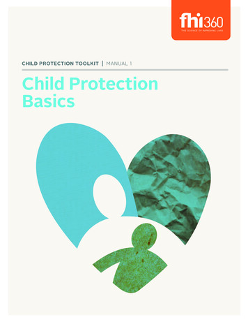 Child ProteCtion Toolkit Child Protection Basics