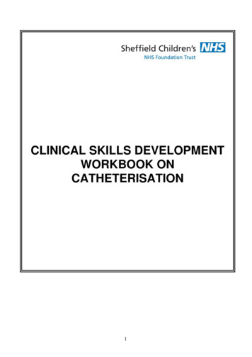 Clinical Skills Development Workbook On Catheterisation