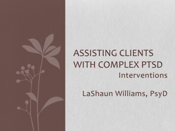 Assisting Clients With Complex PTSD